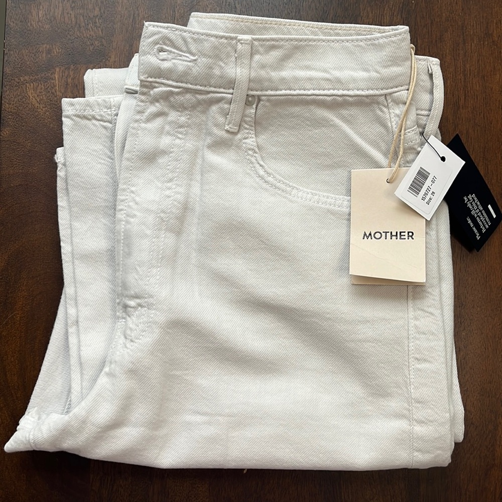 Mother Denim Lasso Heel Jeans in Size 28